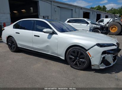 2023 BMW I7 XDRIVE60 White  Electric WBY53EJ04PCM97036 photo #1