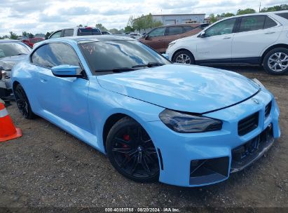 2024 BMW M2 Light Blue  Gasoline 3MF13DM06R8E20312 photo #1