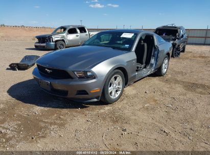 2011 FORD MUSTANG V6 Gray  Gasoline 1ZVBP8AM5B5110677 photo #3