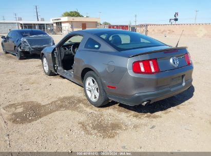 2011 FORD MUSTANG V6 Gray  Gasoline 1ZVBP8AM5B5110677 photo #4