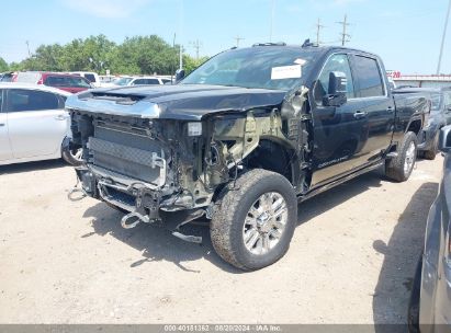 2022 GMC SIERRA 2500HD 4WD  STANDARD BED DENALI Black  Diesel 1GT49REY8NF242601 photo #3