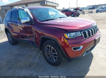 2020 JEEP GRAND CHEROKEE LIMITED 4X4 Red  flexible fuel 1C4RJFBG9LC173147 photo #1