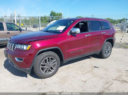 2020 JEEP GRAND CHEROKEE LIMITED 4X4 Red  flexible fuel 1C4RJFBG9LC173147 photo #3