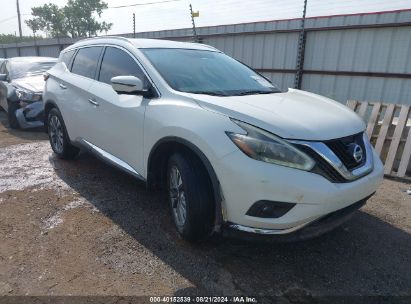 2018 NISSAN MURANO SL White  Gasoline 5N1AZ2MG4JN107064 photo #1