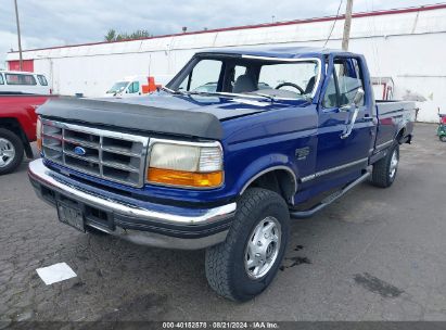 1996 FORD F250 Blue  Diesel 1FTHX26F2TEA73870 photo #3