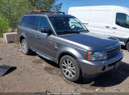 2008 LAND ROVER RANGE ROVER SPORT HSE Gray  Gasoline SALSK25428A168862 photo #1