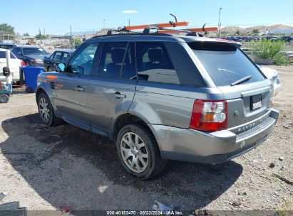 2008 LAND ROVER RANGE ROVER SPORT HSE Gray  Gasoline SALSK25428A168862 photo #4