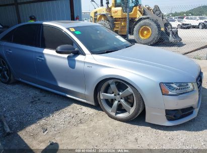 2016 AUDI S8 4.0T PLUS Silver  Gasoline WUAJ5AFD9GN900885 photo #1