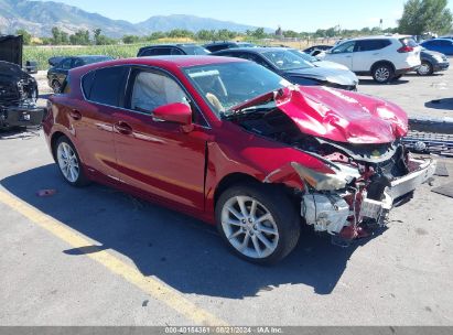 2013 LEXUS CT 200H Red  Hybrid JTHKD5BH7D2123400 photo #1