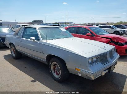 1986 OLDSMOBILE CUTLASS SUPREME BROUGHAM Silver  Gasoline 1G3GM47Y6GP365077 photo #1