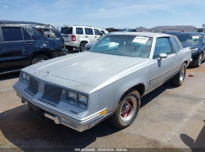 1986 OLDSMOBILE CUTLASS SUPREME BROUGHAM Silver  Gasoline 1G3GM47Y6GP365077 photo #3