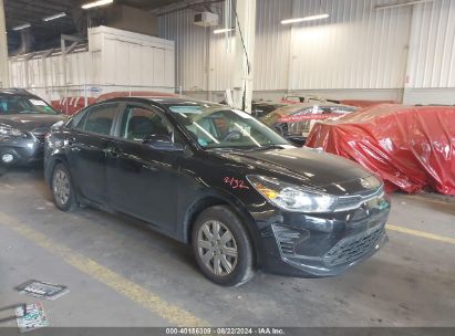 2021 KIA RIO LX Black  Gasoline 3KPA24AD2ME404101 photo #1