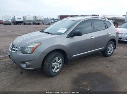 2014 NISSAN ROGUE SELECT S Gray  Gasoline JN8AS5MV7EW721426 photo #3