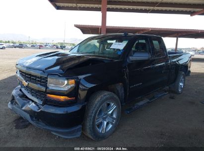 2019 CHEVROLET SILVERADO 1500 LD SILVERADO CUSTOM Black  Gasoline 2GCVKMEC1K1212309 photo #3