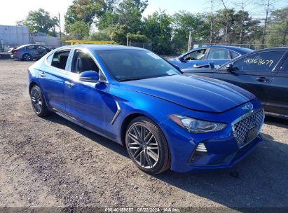 2019 GENESIS G70 2.0T ADVANCED Blue  Gasoline KMTG64LA9KU025727 photo #1