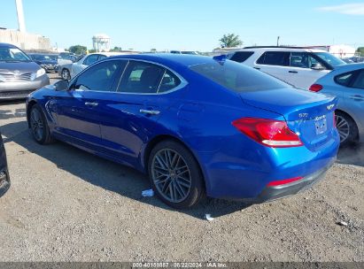 2019 GENESIS G70 2.0T ADVANCED Blue  Gasoline KMTG64LA9KU025727 photo #4