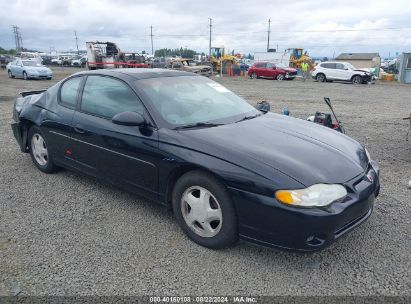 2003 CHEVROLET MONTE CARLO SS Black  Gasoline 2G1WX12K839287813 photo #1