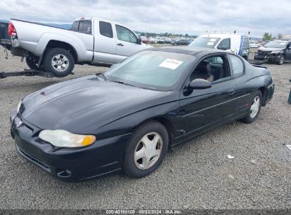 2003 CHEVROLET MONTE CARLO SS Black  Gasoline 2G1WX12K839287813 photo #3