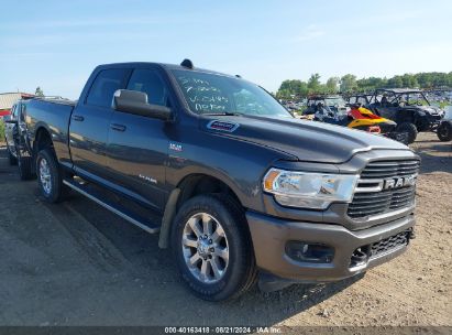 2019 RAM 2500 BIG HORN Gray  Gasoline 3C6UR5DJ5KG550145 photo #1