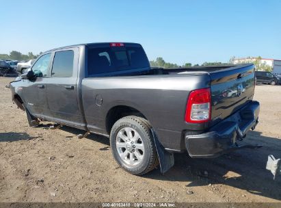 2019 RAM 2500 BIG HORN Gray  Gasoline 3C6UR5DJ5KG550145 photo #4