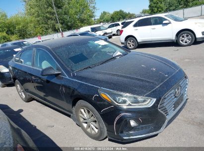 2019 HYUNDAI SONATA SE Black  Gasoline 5NPE24AF8KH801632 photo #1