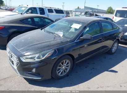 2019 HYUNDAI SONATA SE Black  Gasoline 5NPE24AF8KH801632 photo #3