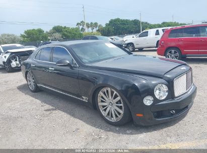 2013 BENTLEY MULSANNE Black  Gasoline SCBBB7ZH0DC018090 photo #1