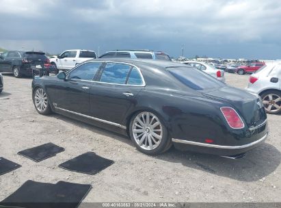 2013 BENTLEY MULSANNE Black  Gasoline SCBBB7ZH0DC018090 photo #4