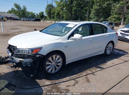 2016 ACURA RLX SPORT HYBRID ADVANCE PACKAGE White  Hybrid JH4KC2F99GC000152 photo #3