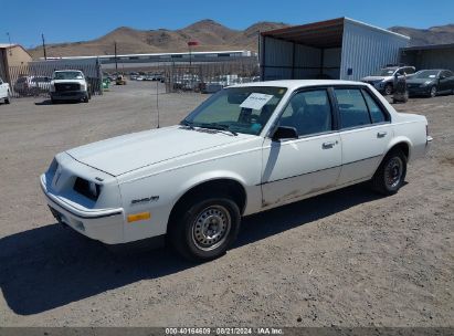 1986 PONTIAC SUNBIRD White  Gasoline 1G2JB6909G7556334 photo #3