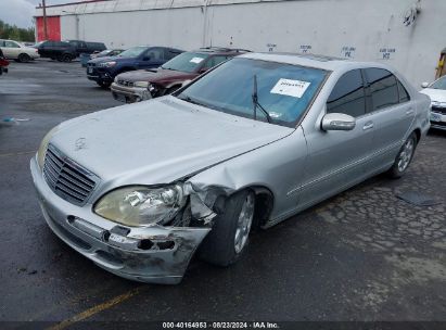 2003 MERCEDES-BENZ S 430 Silver  Gasoline WDBNG70J93A356382 photo #3