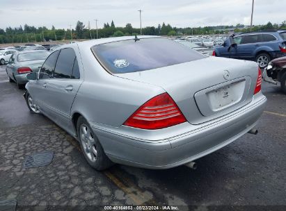 2003 MERCEDES-BENZ S 430 Silver  Gasoline WDBNG70J93A356382 photo #4