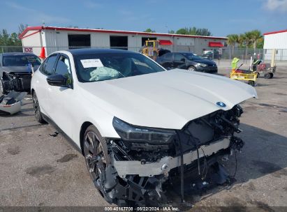 2024 BMW I5 M60 White  Electric WBY43FK09RCR80167 photo #1