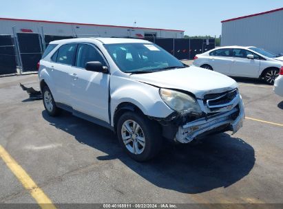 2012 CHEVROLET EQUINOX LS White  Flexible Fuel 2GNFLCEK2C6241249 photo #1