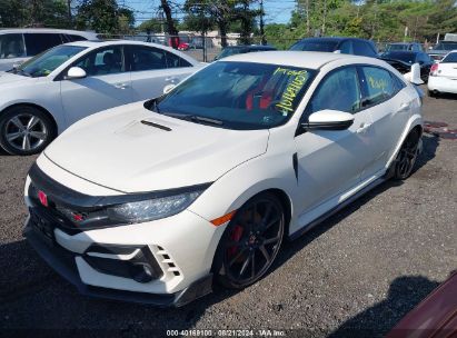 2021 HONDA CIVIC TYPE R TOURING White  Gasoline SHHFK8G75MU205471 photo #3