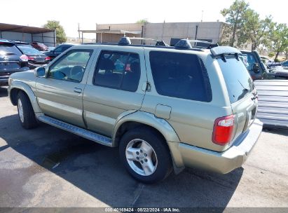 2001 INFINITI QX4 LUXURY Gold  Gasoline JNRDR09Y11W216969 photo #4