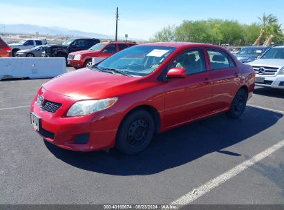 2009 TOYOTA COROLLA LE Red  Gasoline JTDBL40E299068697 photo #3