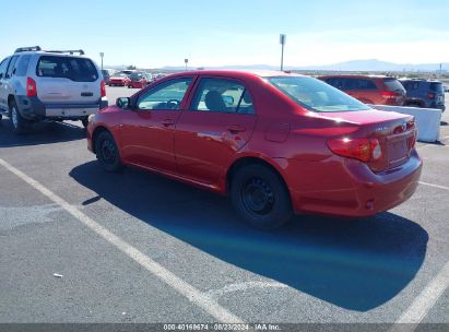 2009 TOYOTA COROLLA LE Red  Gasoline JTDBL40E299068697 photo #4