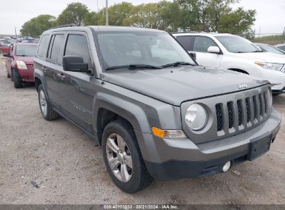 2013 JEEP PATRIOT LATITUDE Gray  Gasoline 1C4NJRFB4DD253708 photo #1