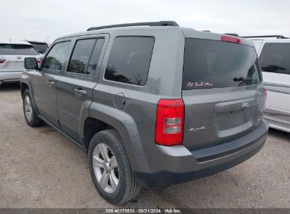 2013 JEEP PATRIOT LATITUDE Gray  Gasoline 1C4NJRFB4DD253708 photo #4