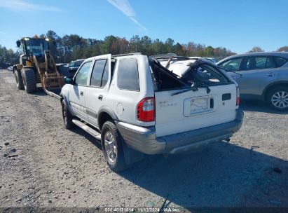 2002 ISUZU RODEO LS 3.2L V6/LSE 3.2L V6/S 3.2L V6 White  Gasoline 4S2CK58W424319950 photo #4