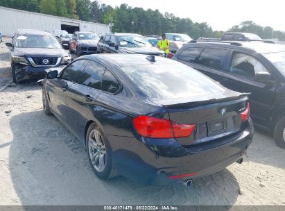 2015 BMW 435I GRAN COUPE Black  Gasoline WBA4B1C53FD418219 photo #4