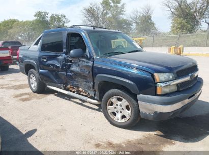 2004 CHEVROLET AVALANCHE 1500 Dark Blue  Gasoline 3GNEK12T74G284622 photo #1