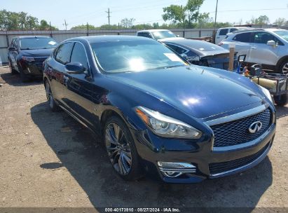 2017 INFINITI Q70L 3.7X Blue  Gasoline JN1BY1PR7HM210792 photo #1