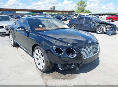 2013 BENTLEY CONTINENTAL GT Black  Flexible Fuel SCBFR7ZA5DC081024 photo #1