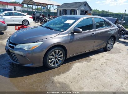 2015 TOYOTA CAMRY HYBRID XLE Gray  Hybrid 4T1BD1FK6FU143933 photo #3