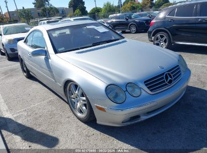 2001 MERCEDES-BENZ CL 500 Silver  Gasoline WDBPJ75J31A014751 photo #1