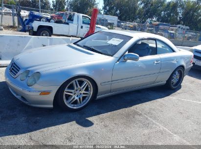 2001 MERCEDES-BENZ CL 500 Silver  Gasoline WDBPJ75J31A014751 photo #3