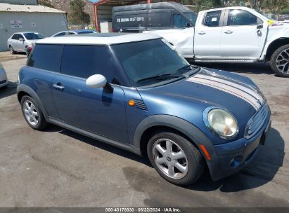 2009 MINI COOPER Blue  Gasoline WMWMF33539TW76928 photo #1