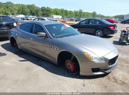 2015 MASERATI QUATTROPORTE S Q4 Gray  Gasoline ZAM56RRA0F1145395 photo #1